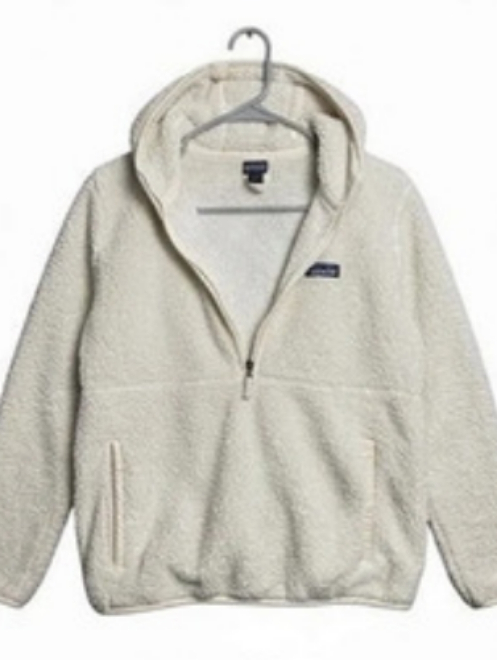 Patagonia Fleece Pullover in Cream size Medium
